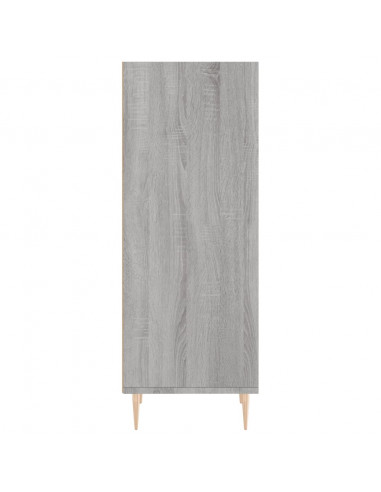 Credenza Grigio Sonoma 34,5x32,5x90 cm in Legno Multistrato