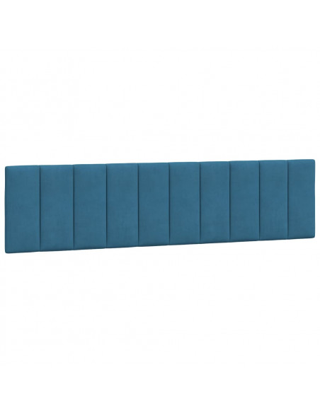 Giroletto con Luci LED Blu 200x200 cm in Velluto