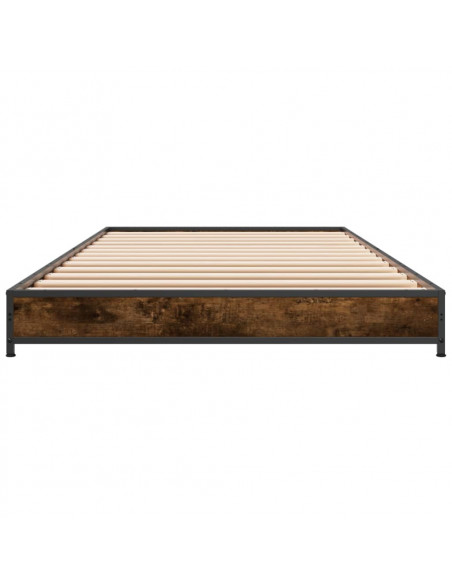 Giroletto Rovere Fumo 90x190 cm in Legno Multistrato e Metallo