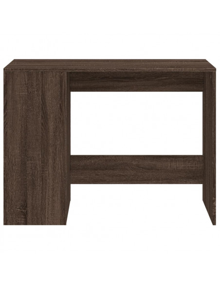 Scrivania Rovere Marrone 102x50x75 cm in Legno Multistrato
