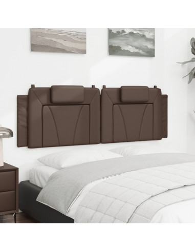 Cuscino Testiera Marrone 160 cm in Similpelle