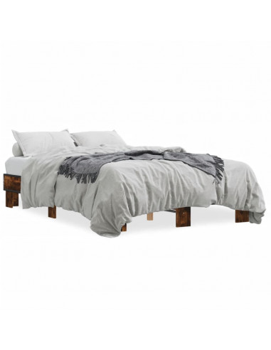 Giroletto Rovere Fumo 135x190 cm in Legno Multistrato Metallo