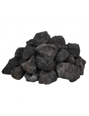 Rocce Vulcaniche 25 kg Nere 3-5 cm