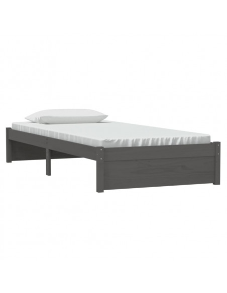 Giroletto Grigio in Legno Massello 90x200 cm