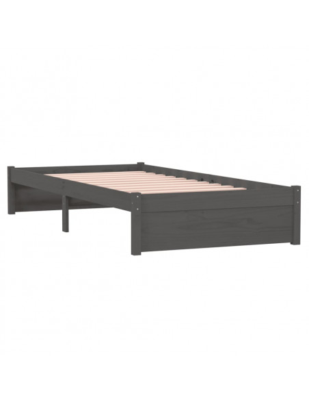 Giroletto Grigio in Legno Massello 90x200 cm