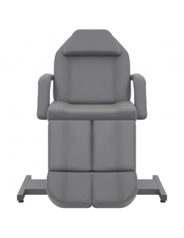 Poltrona da Estetista in Similpelle Grigia 180x62x78 cm
