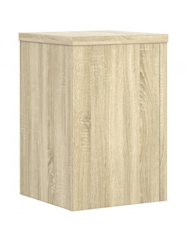 Supporti per Piante 2 pz Rovere 25x25x35 cm in Multistrato