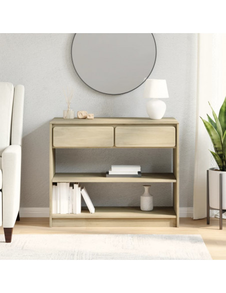 Tavolo Consolle SAUDA Rovere 89,5x36,5x73cm Legno Massello Pino