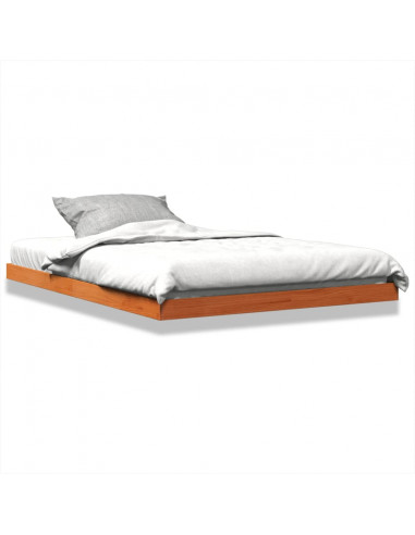 Giroletto Marrone Cera 140x190 cm in Legno Massello di Pino