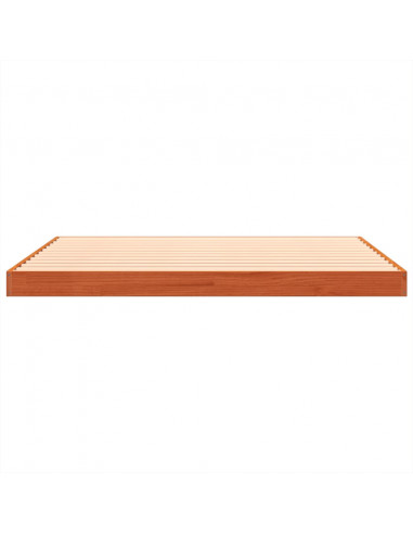 Giroletto Marrone Cera 140x190 cm in Legno Massello di Pino