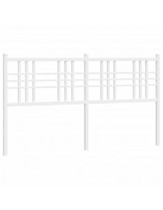 Testiera in Metallo Bianco 150 cm 2