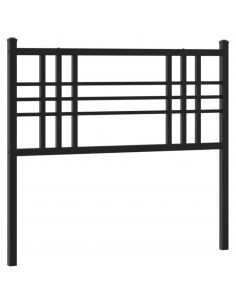 Testiera in Metallo Nero 90 cm 2