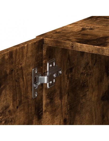 Mobile Sottile Rovere Fumo 45x42,5x225 cm in Truciolato