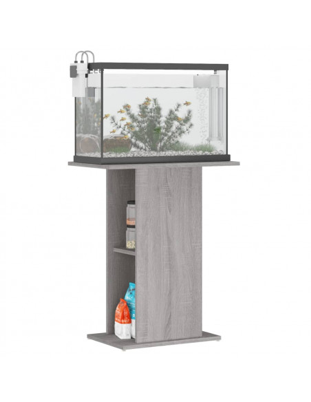 Supporto per Acquario 60,5x36x72,5 cm Multistrato Grigio Sonoma