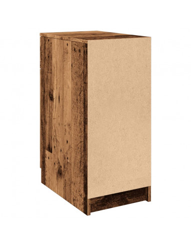 Scrivania Legno Antico 33x50x75 cm in Truciolato