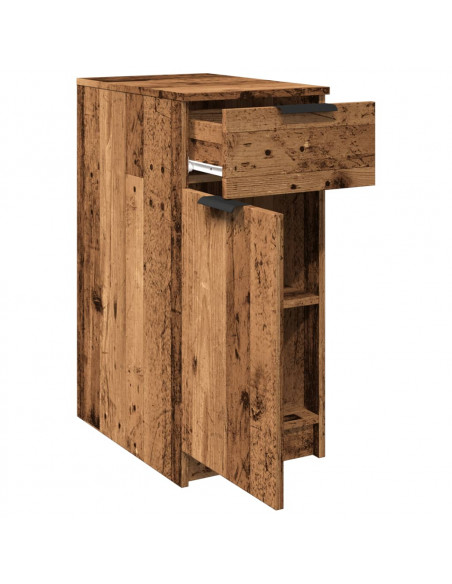 Scrivania Legno Antico 33x50x75 cm in Truciolato