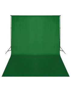 Sistema Portafondali con Fondale Verde 500 x 300 cm 2