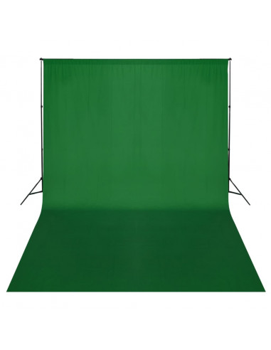 Sistema Portafondali con Fondale Verde 500 x 300 cm