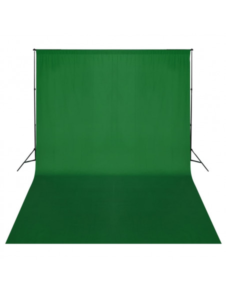 Sistema Portafondali con Fondale Verde 500 x 300 cm