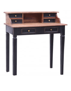 Scrivania con Cassetti 90x50x101 cm Legno Massello di Recupero 2