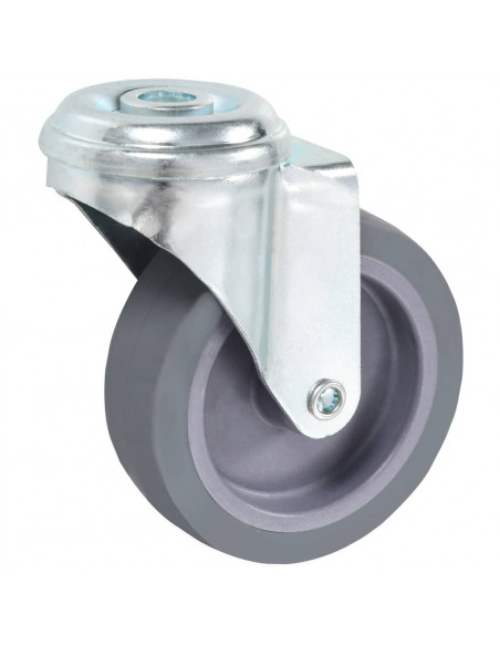 Ruote Girevoli con Foro per Bullone 24 pz 75 mm