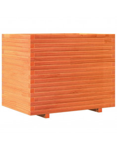 Fioriera Giardino Marrone Cera 90x60x72,5cm Legno Massello Pino 2