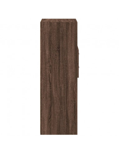 Credenza Rovere Marrone 45x42,5x124 cm in Legno Multistrato