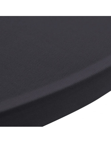 Coperture Elastiche per Tavoli 4 pz 70 cm Antracite