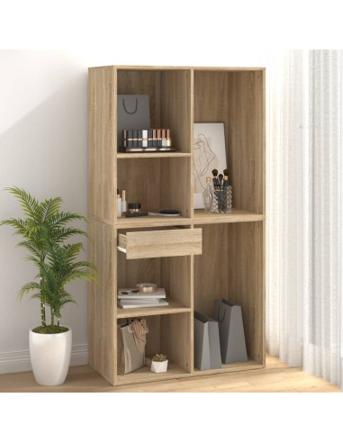 Armadietto Cosmetici Rovere Sonoma 80x40x75cm Legno Multistrato