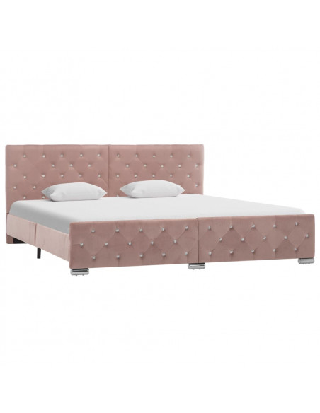 Giroletto Rosa in Velluto 180x200 cm