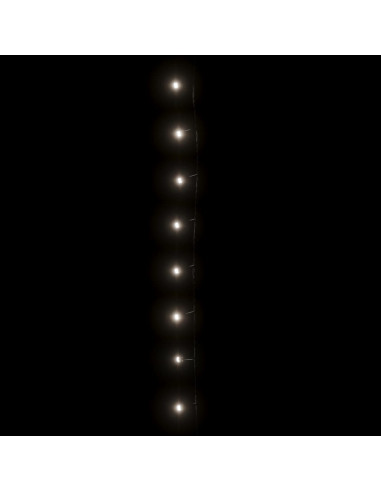 Stringa di Luci 600 LED Interno Esterno IP44 60m Bianca Fredda
