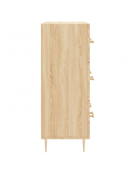 Credenza Rovere Sonoma 69,5x34x90 cm in Legno Multistrato