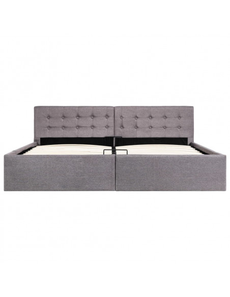 Giroletto con Contenitore Grigio Talpa in Tessuto 180x200 cm