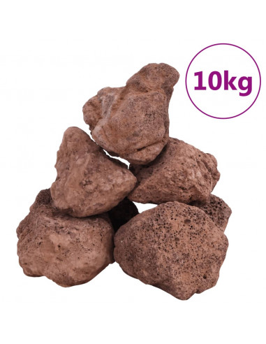 Rocce Vulcaniche 10 kg Rosse 10-30 cm