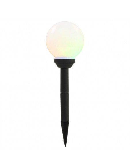 Lampade Solari da Esterno 8 pz LED Sferiche 15 cm RGB