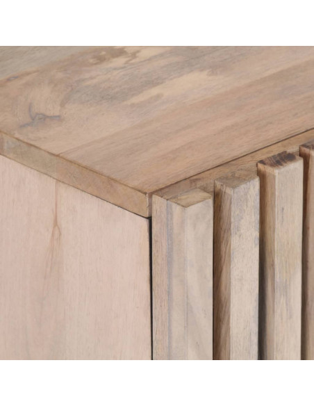 Credenza 60x34x75 cm in Legno Massello di Mango