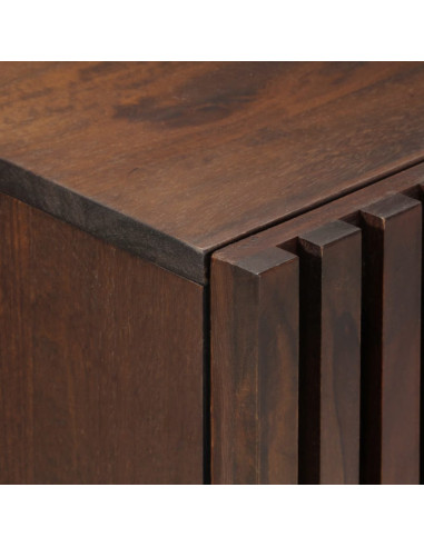 Credenza Marrone 60x34x75 cm in Legno Massello di Mango