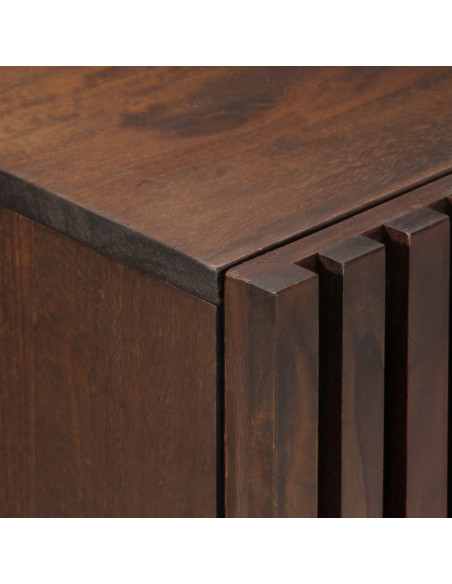 Credenza Marrone 60x34x75 cm in Legno Massello di Mango