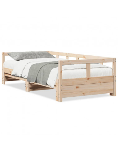 Dormeuse senza Materasso 90x190 cm in Legno Massello di Pino