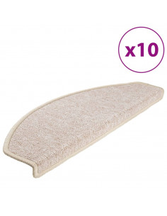 Tappetini per Scale 10 pz 65x24x4 cm Tortora 2