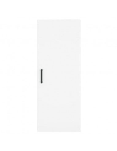 Credenza Bianca 34,5x34x180 cm in Legno Multistrato