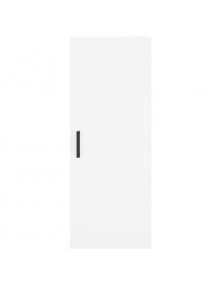 Credenza Bianca 34,5x34x180 cm in Legno Multistrato