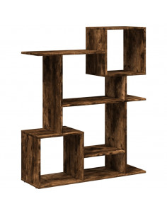 Libreria Divisorio Rovere Fumo 92x29x112 cm in Truciolato 2