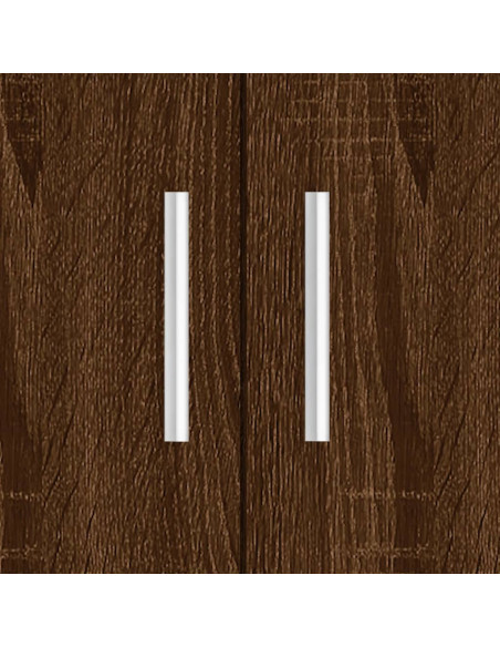 Supporto Acquario 81x36x73 cm Legno Multistrato Rovere Marrone
