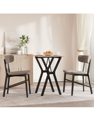 Telaio Gambe a Y per Tavolo da Pranzo 40x40x73 cm in Ghisa