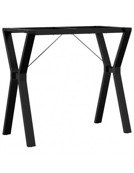 Telaio Gambe a Y per Tavolo da Pranzo 80x40x73 cm in Ghisa