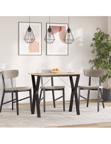 Telaio Gambe a Y per Tavolo da Pranzo 80x40x73 cm in Ghisa