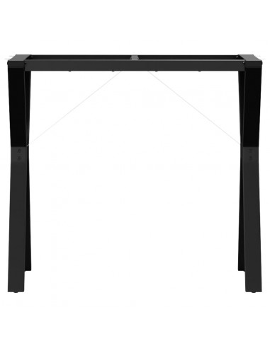 Telaio Gambe a Y per Tavolo da Pranzo 80x40x73 cm in Ghisa