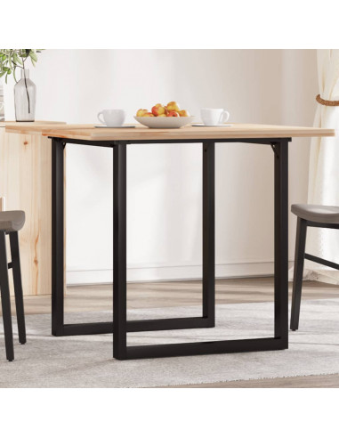Telaio Gambe a O per Tavolo da Pranzo 60x60x73 cm in Ghisa