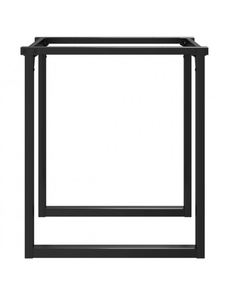 Telaio Gambe a O per Tavolo da Pranzo 60x60x73 cm in Ghisa